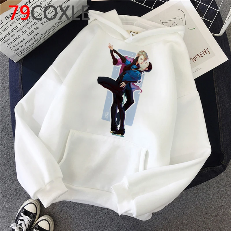 

Yuri on Ice толстовки женские гранж хип-хоп harajuku оверсайз женские пуловеры с принтом Ulzzang