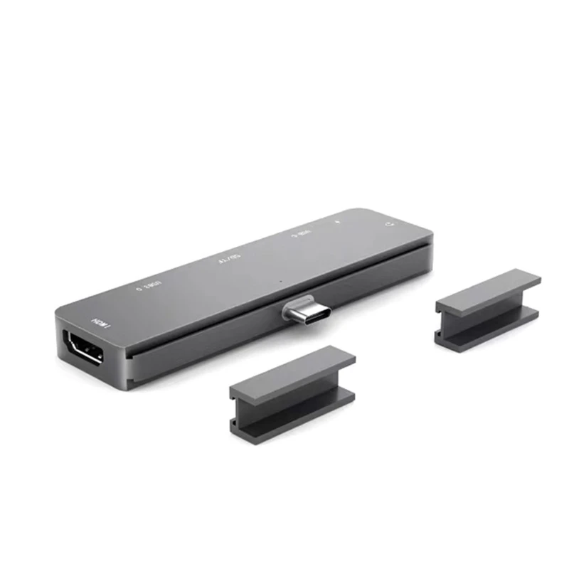 

Алюминиевая док-станция 7 в 1, USB C хаб с 4K HDMI-совместимым USB 3,5 PD мм разъем SD/Micro Card для Pad Pro H054