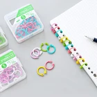 Многофункциональное кольцо Dimi, пластиковый планировщик сделай сам с листьями, разноцветное кольцо для хранения бумаг, обручи для книг, офисные переплетные принадлежности