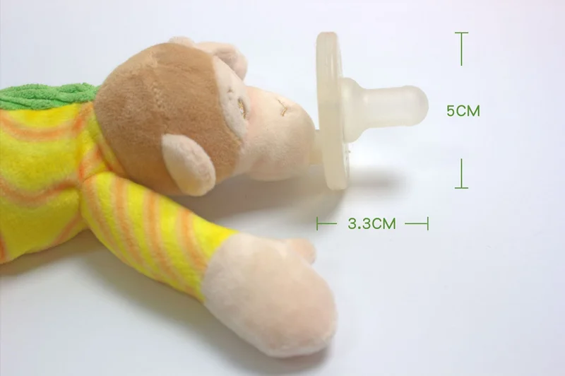 Детские соски-пустышки силиконовый Ниблер плюшевые ниппель Соска-пустышка