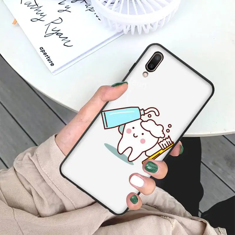 

Tooth Dentist Phone Case for Vivo Y91C Y11 17 19 17 67 81 Oppo A9 2020 Realme c3