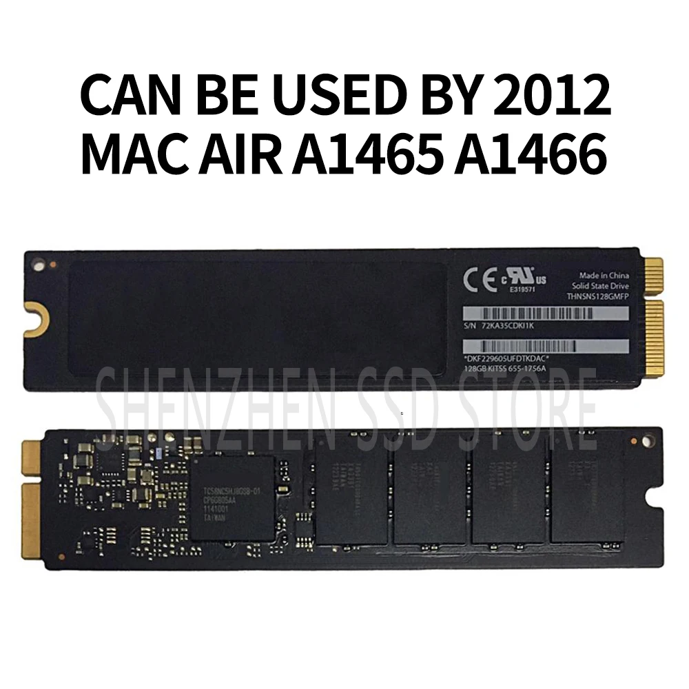 

Original 64G 128G 256G SSD For 2012 Macbook Air A1465 A1466 SOLID STATE DISK Md231 md232 md223 md224 hard disk