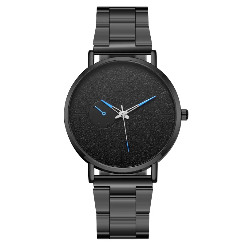 

Blue Needle Single Eye Men's Watch Men's Watch Steel Belt Quartz Watch