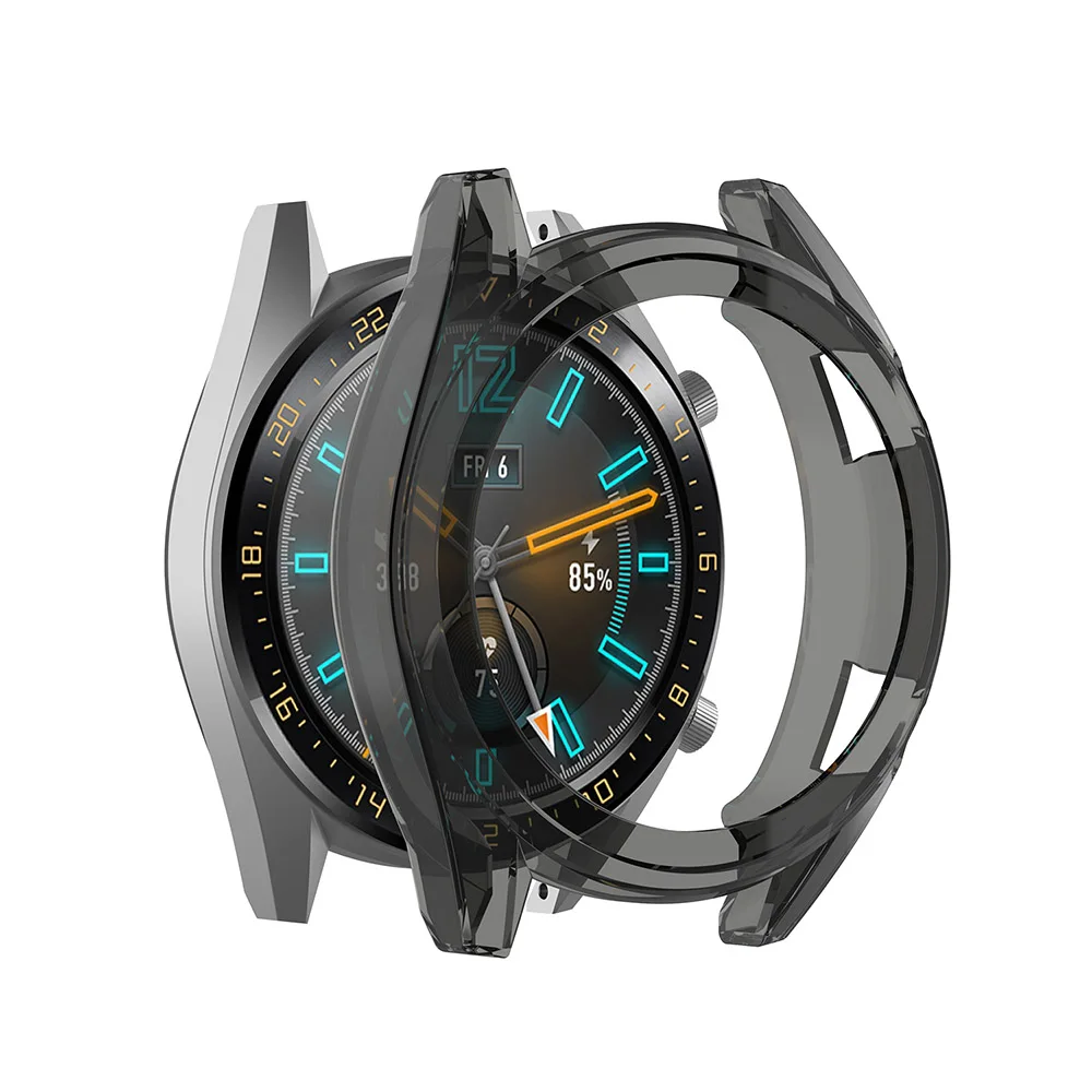 ТПУ Тонкий Смарт-часы защитный чехол для huawei Watch GT Active/элегантная оправа против царапин оболочки Smartwatch аксессуары