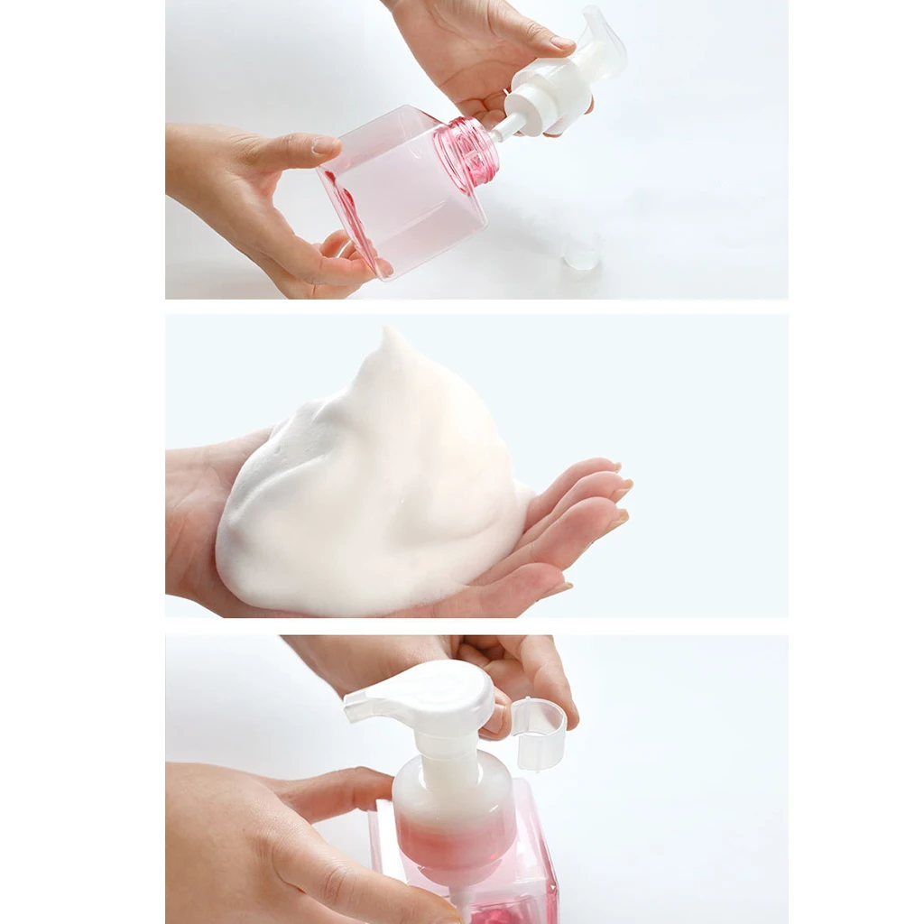 2 шт. 250 мл квадратная пластиковая бутылка пустые шампуни косметика