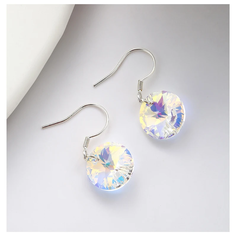 LEKANI Ювелирные наборы с кристаллами Swarovski для женщин Свадебные S925 Серебряный