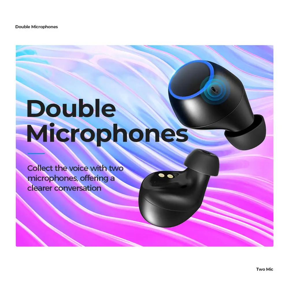 Mpow T6 Беспроводные наушники с уникальным сенсорным управлением Bluetooth 5 0 21H Playtime 3D