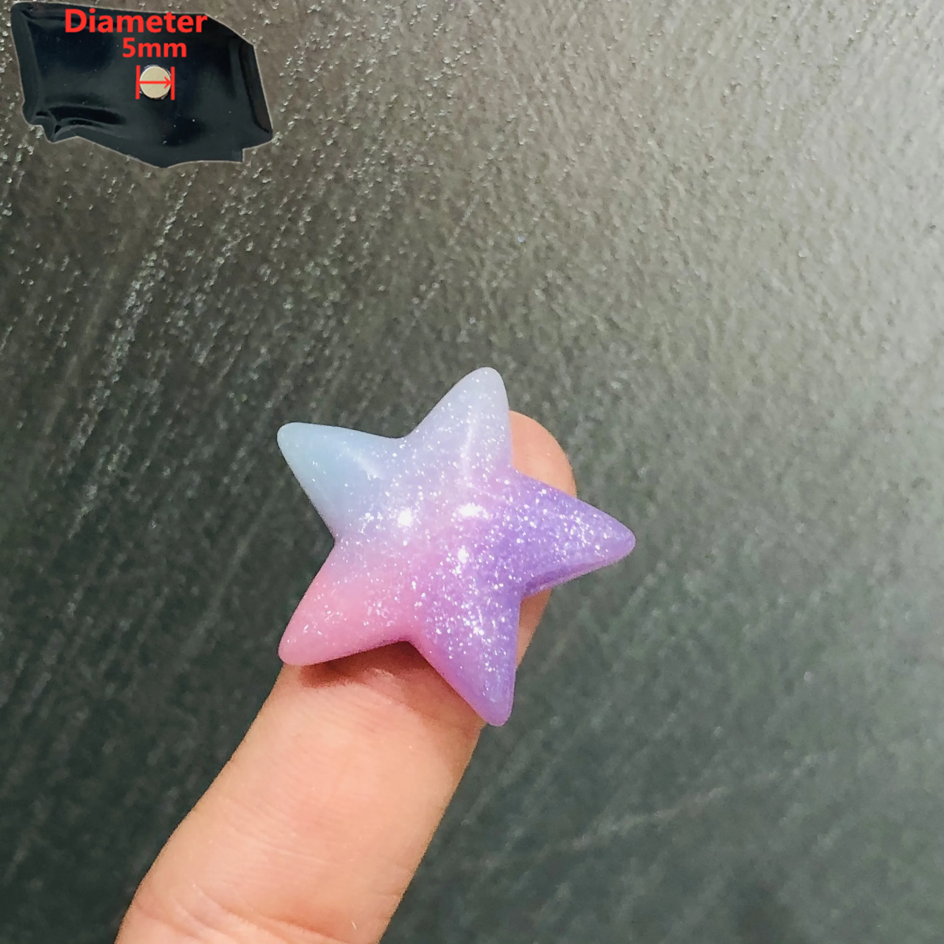 Изысканное изделие из смолы 9 шт. фотолуна любовь единорог звезда лук фотоподарок