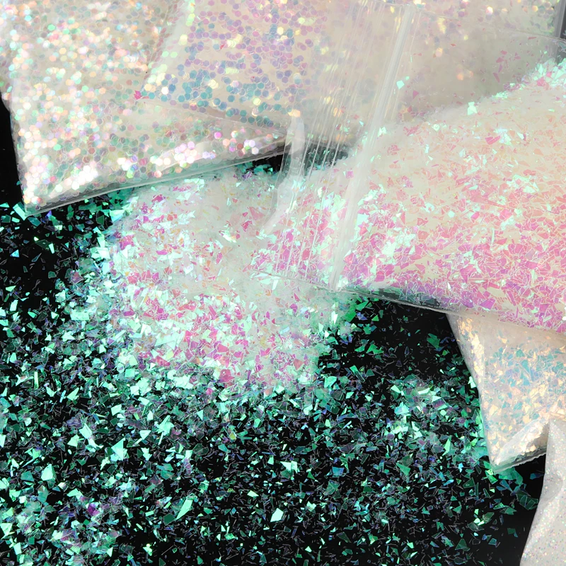 Блестящая золотая/серебряная пудра для ногтей 10 г блестящие хлопья пыль блестки 0