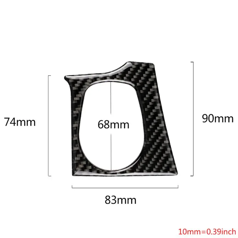 

Carbon Fiber Car Interior Engine Start Stop Button Cover Sticker M Strips Trim for bmw F30 F34 2013-2018