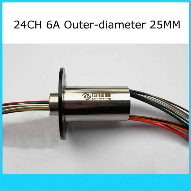 5A 10A High Current Compact Slip Ring Conductive Collector 6CH 12CH 18CH 24CH Slipring D20 D22 D25 | Игрушки на