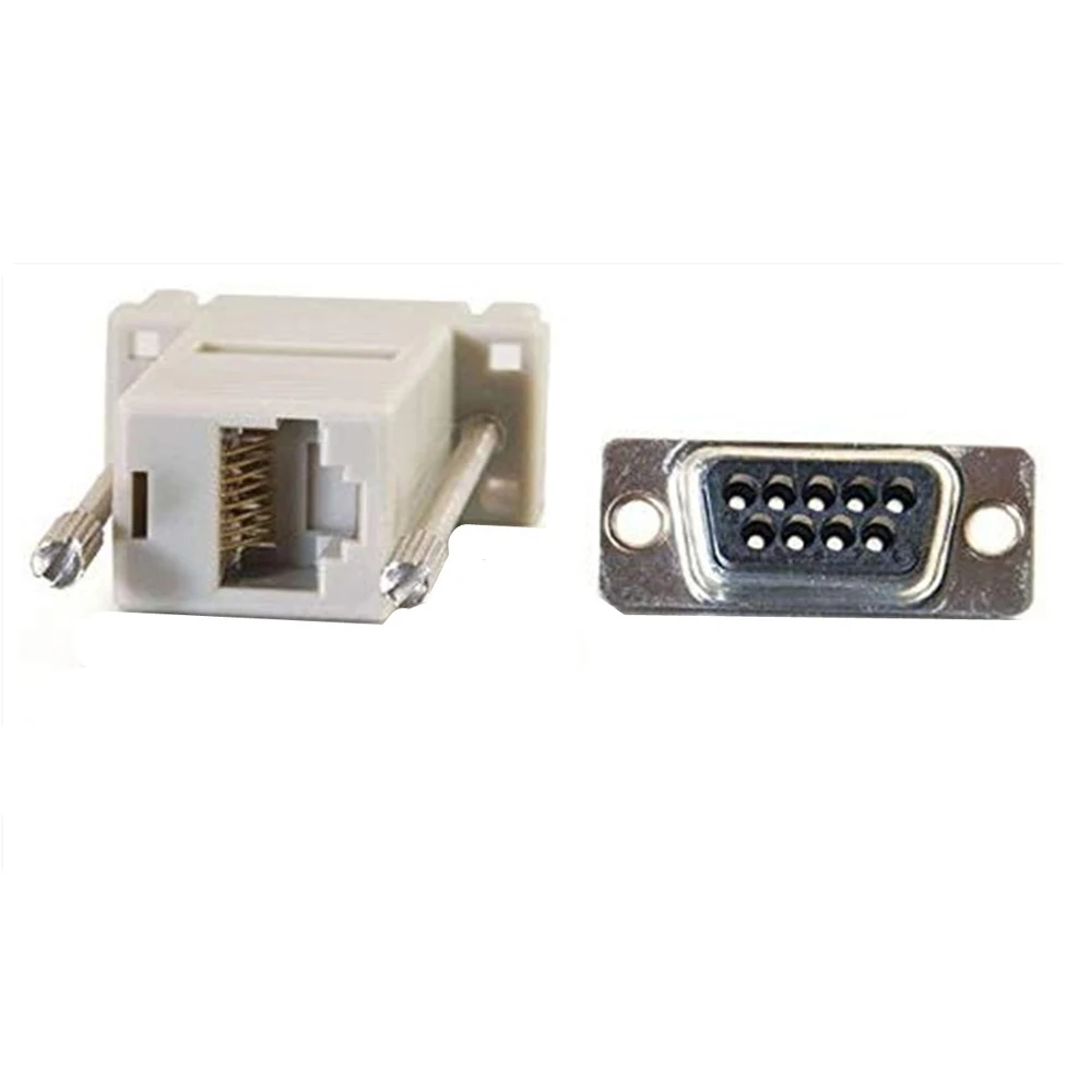 

DB9 Male to RJ45 8P8C Modular Connector Adapter