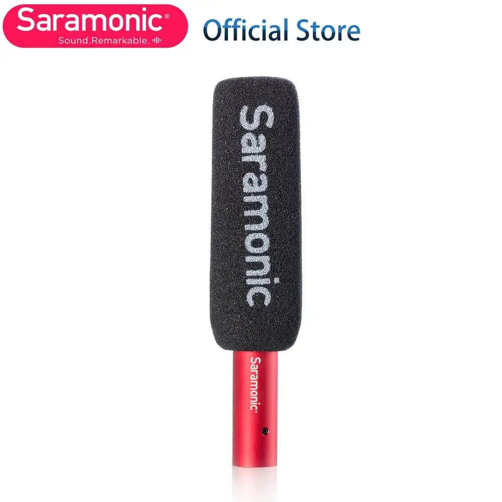 Saramonic SR NV5 XLR кардиоидный конденсаторный микрофон с пушистым и поролоновым