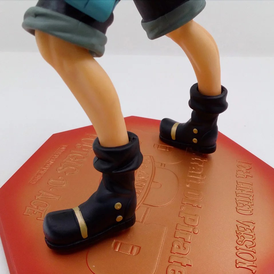 23 см японского аниме one piece Portgas D Ace ПВХ Фигурки игрушки юбилей специальный ver Portgas D Ace украшения модель игрушки