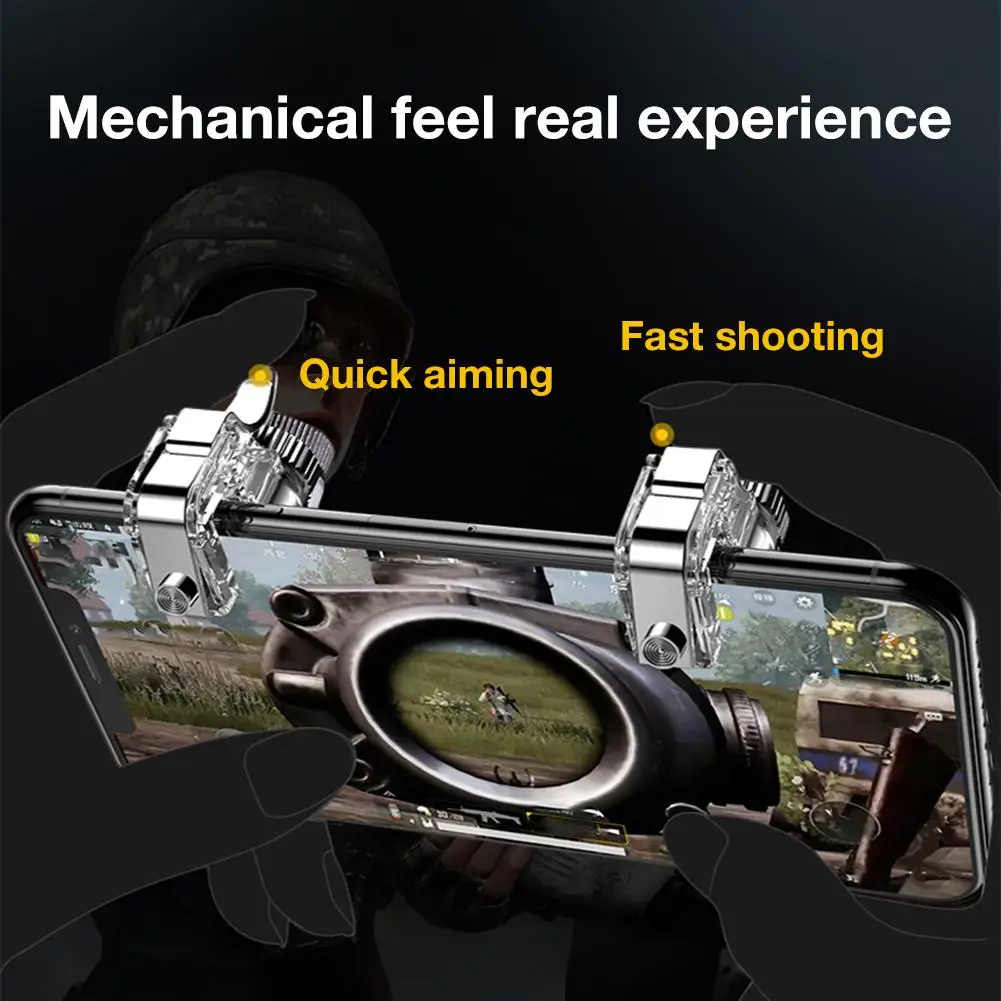 Для PUBG/STG/FPS/Survival norm выход мобильный игровой курок контроллер одна кнопка триггера