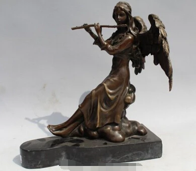 Медь латунь китайский ремесел азиатской 9 &quotскульптура Западное искусство