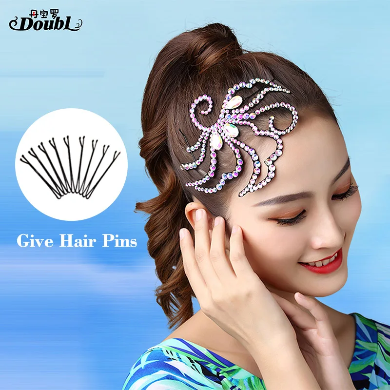 Новый женский головной убор для современных танцев Национальный латинских с