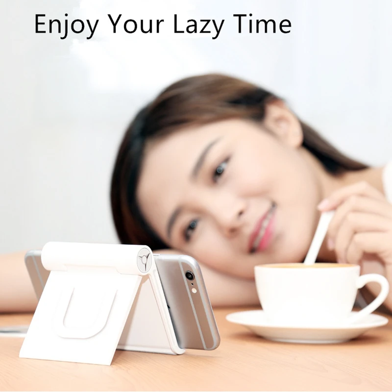 

High Quality Tablet Holder Stand For iPad Kindle Foldable Adjustable Angle Desk Phone Holder Stand Mount for iPhone Samsung S9