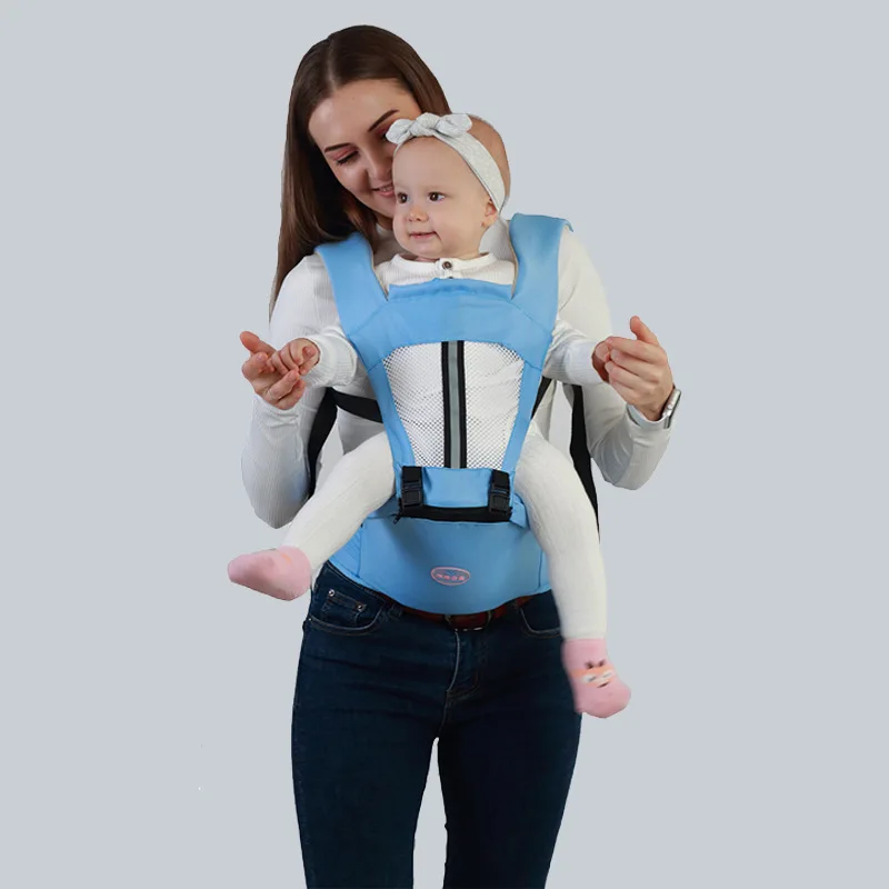 Ergonomic Baby Carrier Baby Kangaroo Child Hip Seat Tool Baby Holder Sling Wrap Backpacks Baby Travel Activity Gear