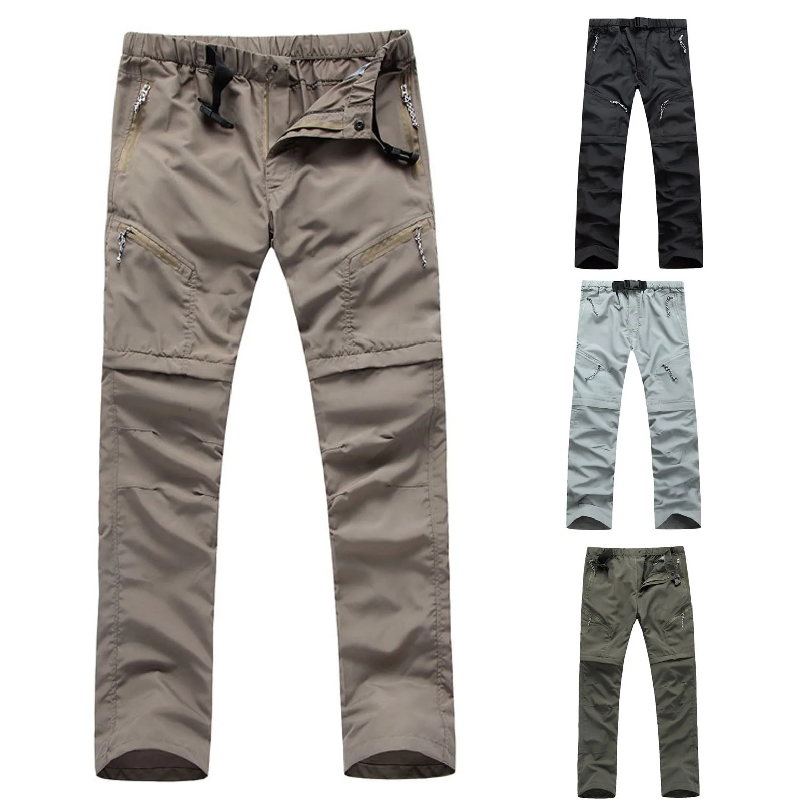 Брюки мужские длинные быстросохнущие Свободные повседневные водонепроницаемые