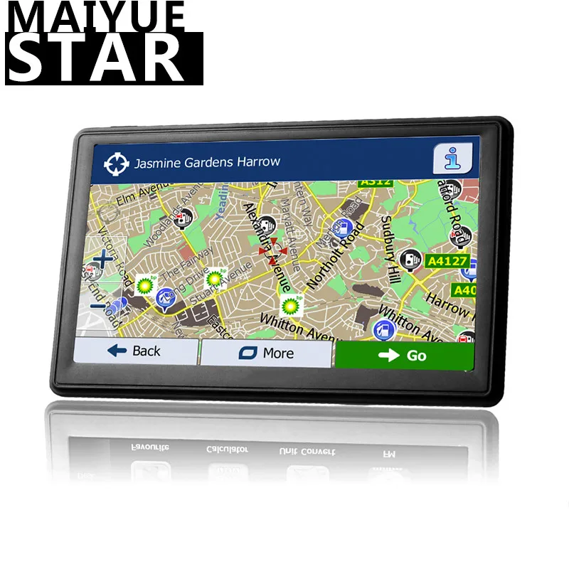Maiyue star 7 дюймовый емкостный сенсорный экран автомобиль грузовик GPS навигатор 256 м 8