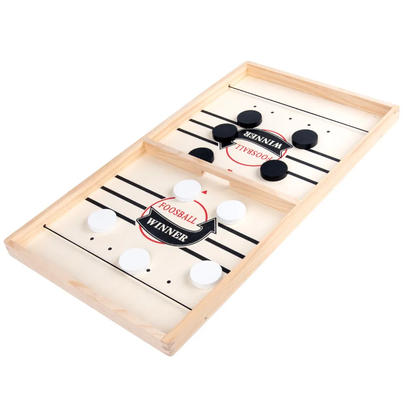 Table Hockey Paced Sling Puck Board Game Fast Winner Party Adult Child Family Desktop Battle | Игрушки и хобби