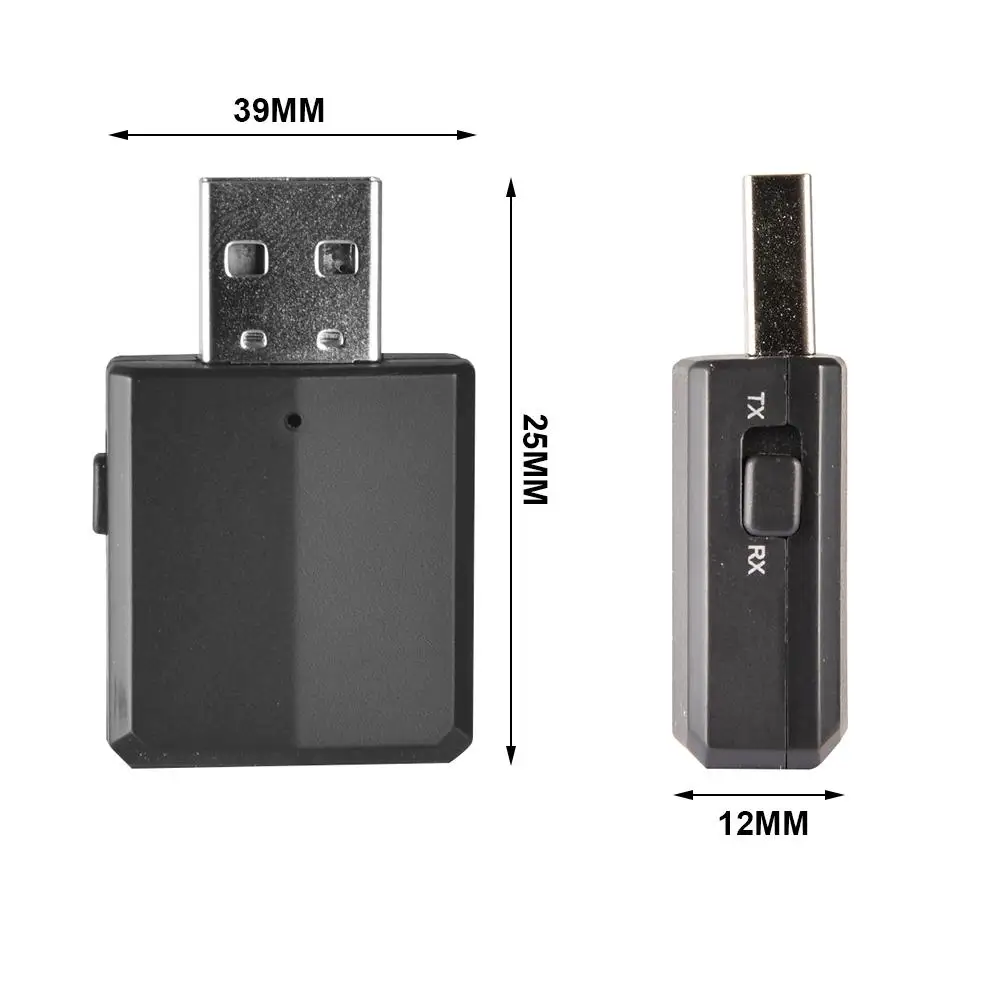 Bluetooth 5 0 аудио приемник передатчик мини стерео AUX RCA USB 3 мм разъем для ТВ ПК