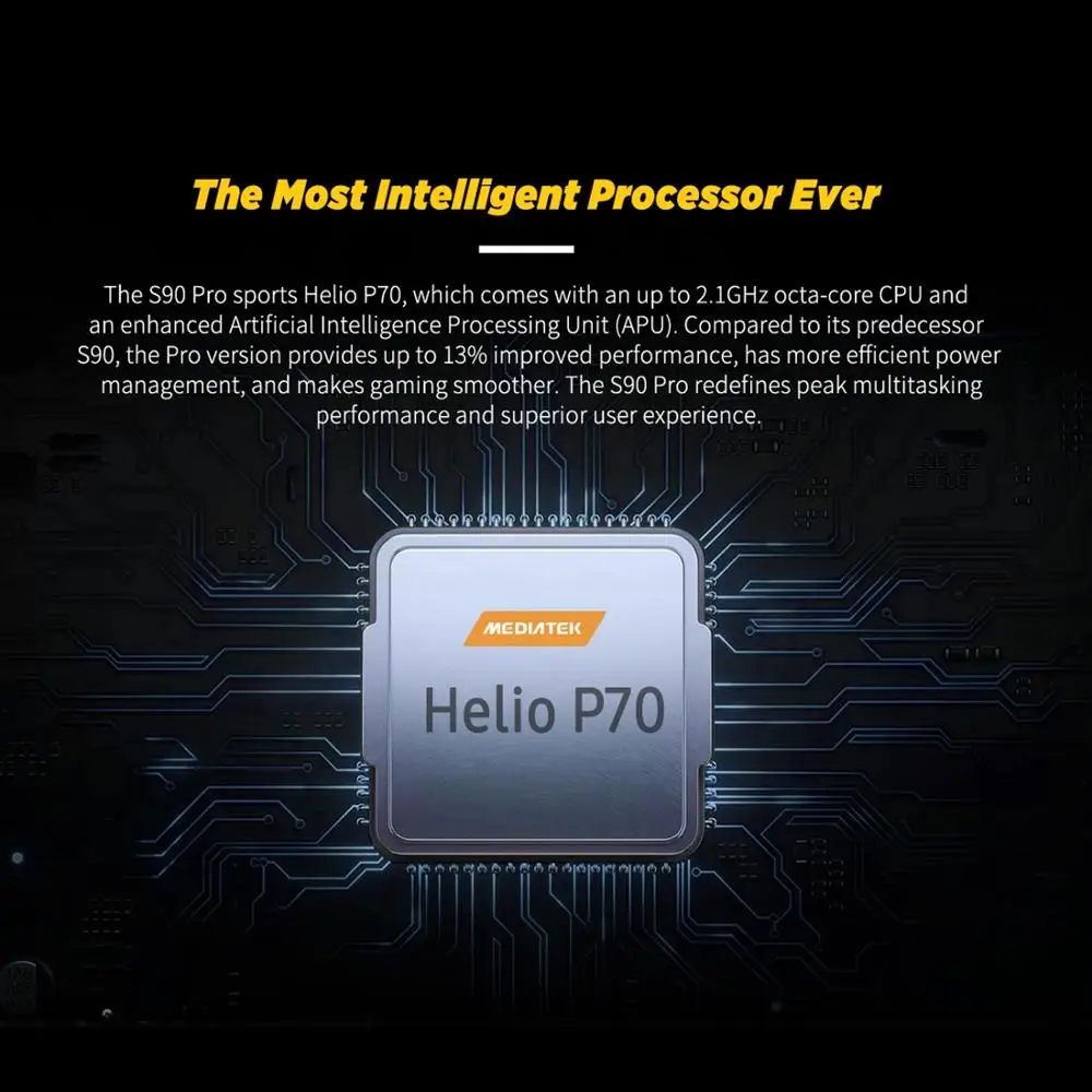 DOOGEE S90 Pro IP68/IP69K смартфон 6,18 ''FHD+ дисплей Helio P70 Восьмиядерный 6 ГБ 128 ГБ 16 МП камера Android 9,0 прочный мобильный телефон