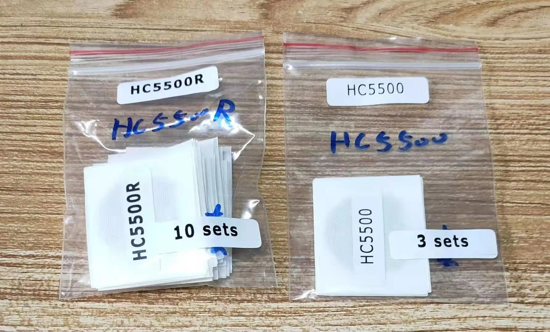

For Calros, Refill ink for HC5000/5500 K C M Y 3pcs each+HC5500 Ink Chip 3 sets+HC5500R Ink Chip 10sets