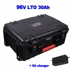 Аккумулятор литий-титанатный LTO 96 в 30 А  ч, 20000 циклов, зарядное устройство 5 А