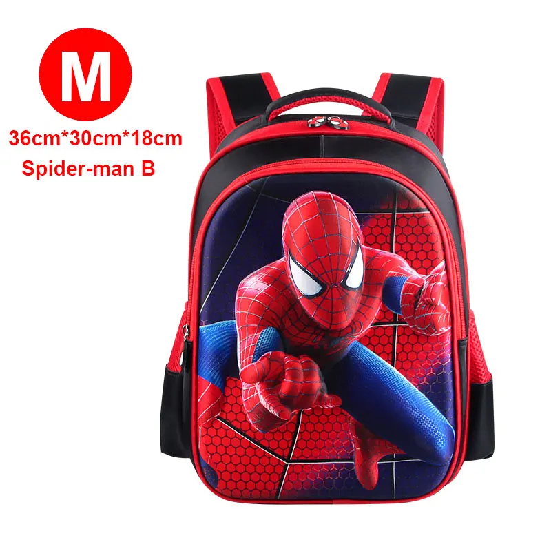 Red M spider-man 1 MARVEL, Супермен, Бэтмен, Человек-паук, Bacpac, Капитан Америка, детские школьные сумки для мальчиков и девочек, студенческий рюкзак для молодых людей - Цвет: Red M spider-man 1