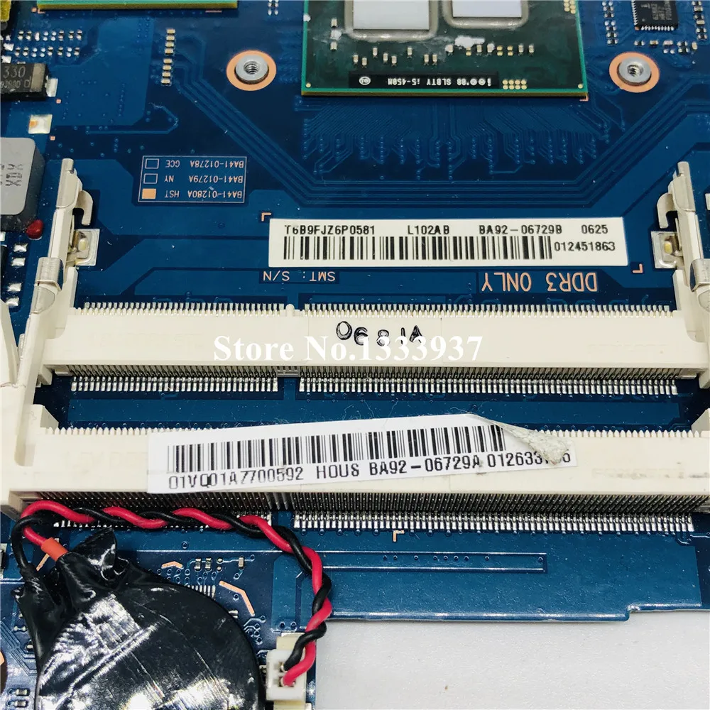 Материнская плата для samsung NP-Q430 Q428 Q530 ноутбука I5-450M BA41-01278A BA41-01279A BA41-01387A BA41-01280A