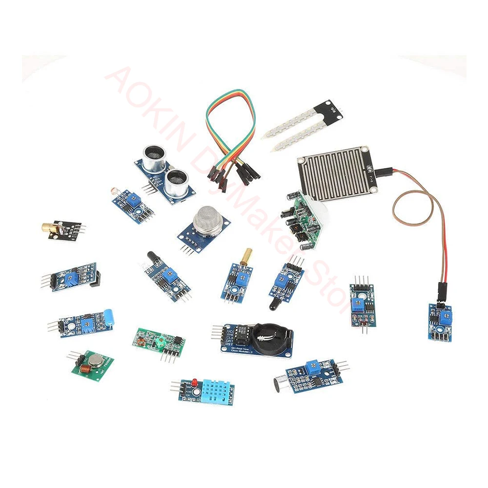 Комплект модулей датчиков 16 в 1 для Arduino Raspberry Project наборы супер начинающих UNO R3