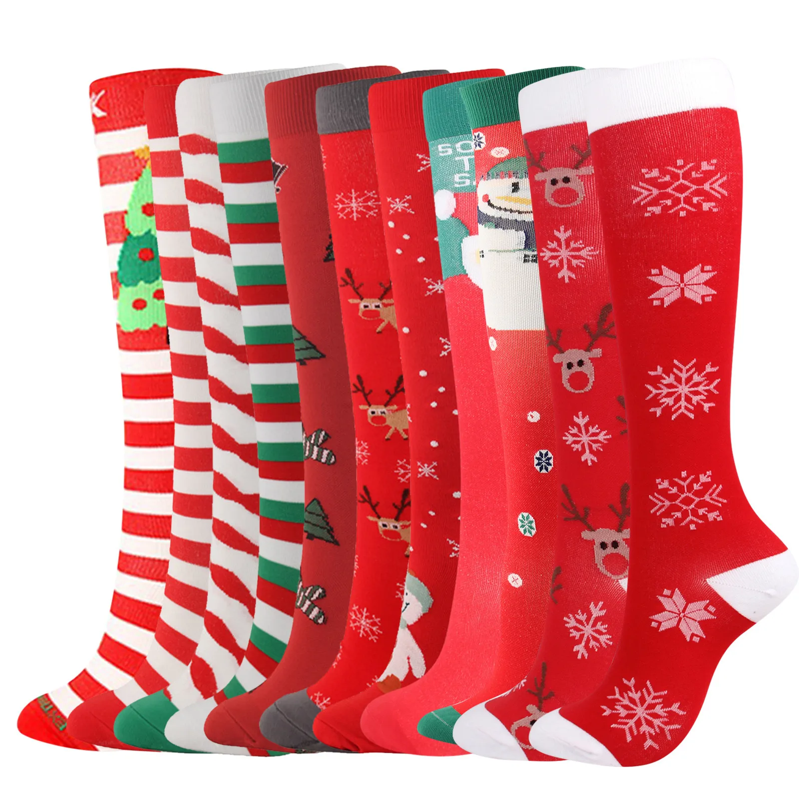 

Muti Style Men Christmas Socks Funny Xmas Santa Claus Tree Snowflake Elk Snow Cotton Tube Crew Happy Sock Men New Year Sokken
