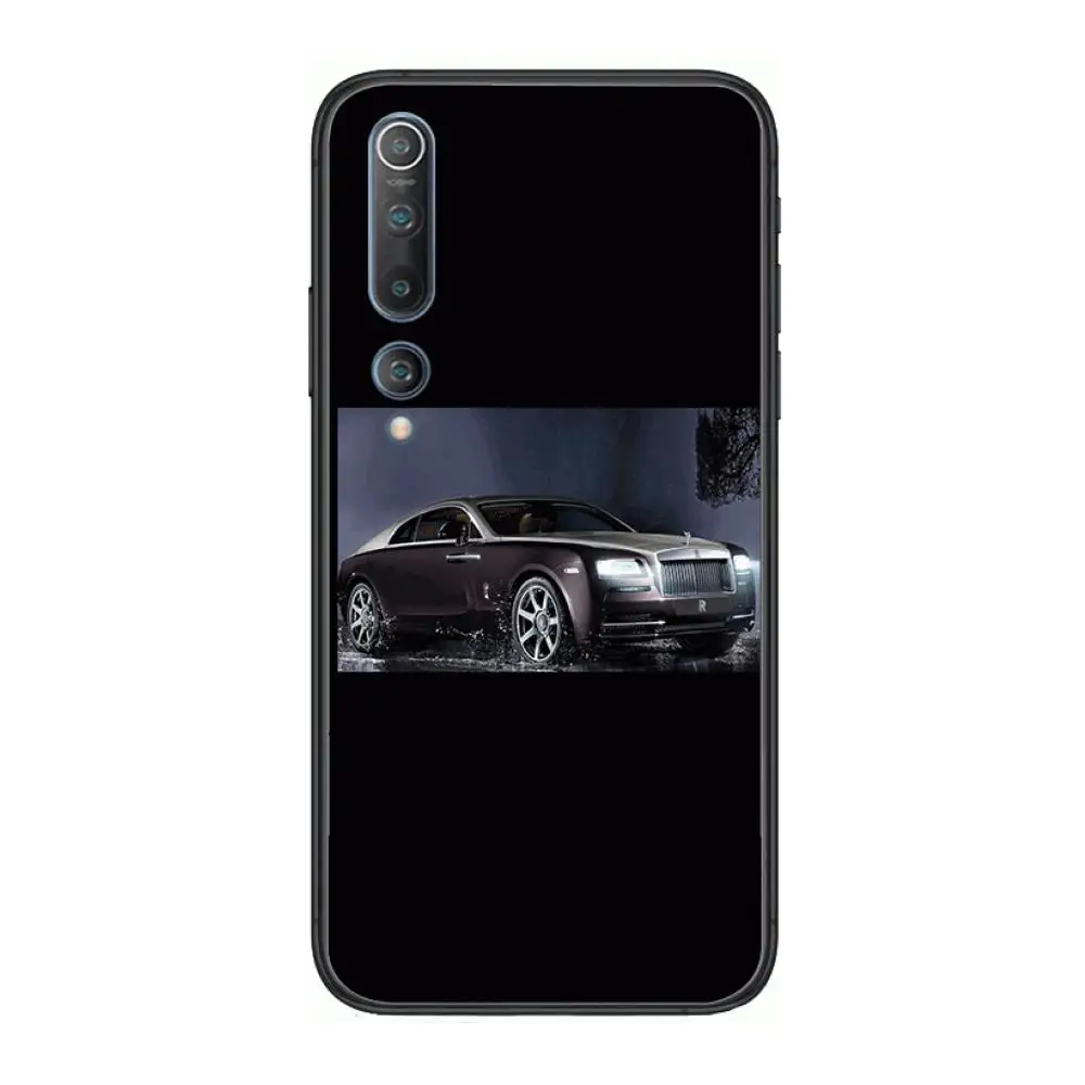 

R-Rolls-Royce Little golden man Phone Case For xiaomi mi11 5g 10 liti Ultra 9Pro SE 3 8 Note Anime Black Cover Silicone Back Pre