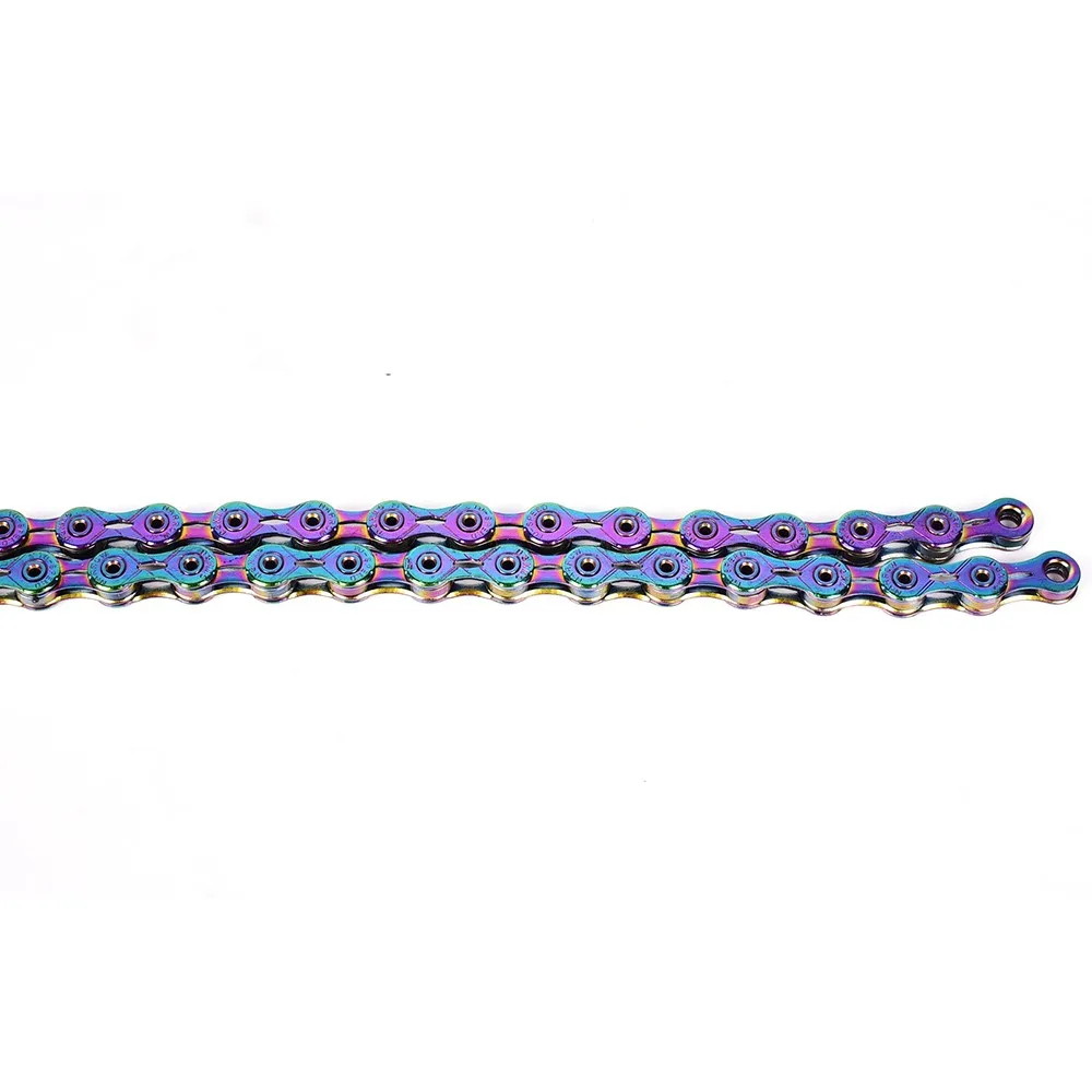 

Race Bike Chain 8 9 10 11 12 Speed Electroplated Colorful Anti Rust Steel Fully Hollowed Out Bicycle Chain