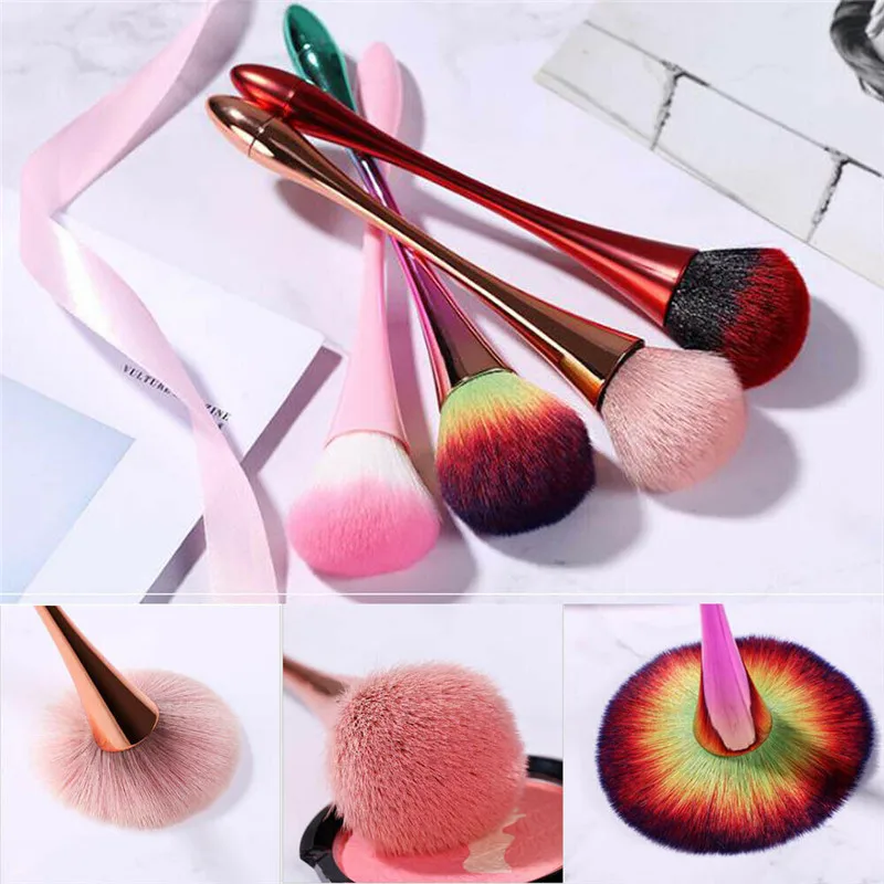 Лидер продаж 1 шт. макияж для лица румяна пудры основы с серебряной ручкой