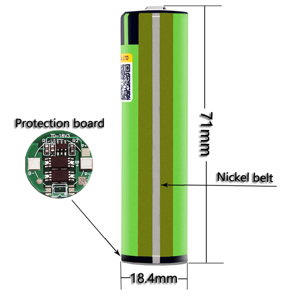 Liitokala 18650 для 3400 PCB ncr18650b 3400 мАч перезаряжаемая батарея защитный фонарик батарея литиевые батареи