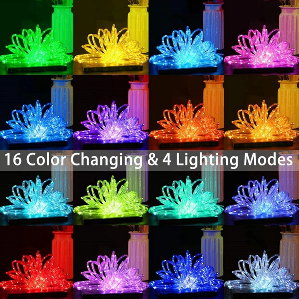 Светодиодный светильник RGB шланг 5 м 10 20 USB сказочный светодиодный + пульт