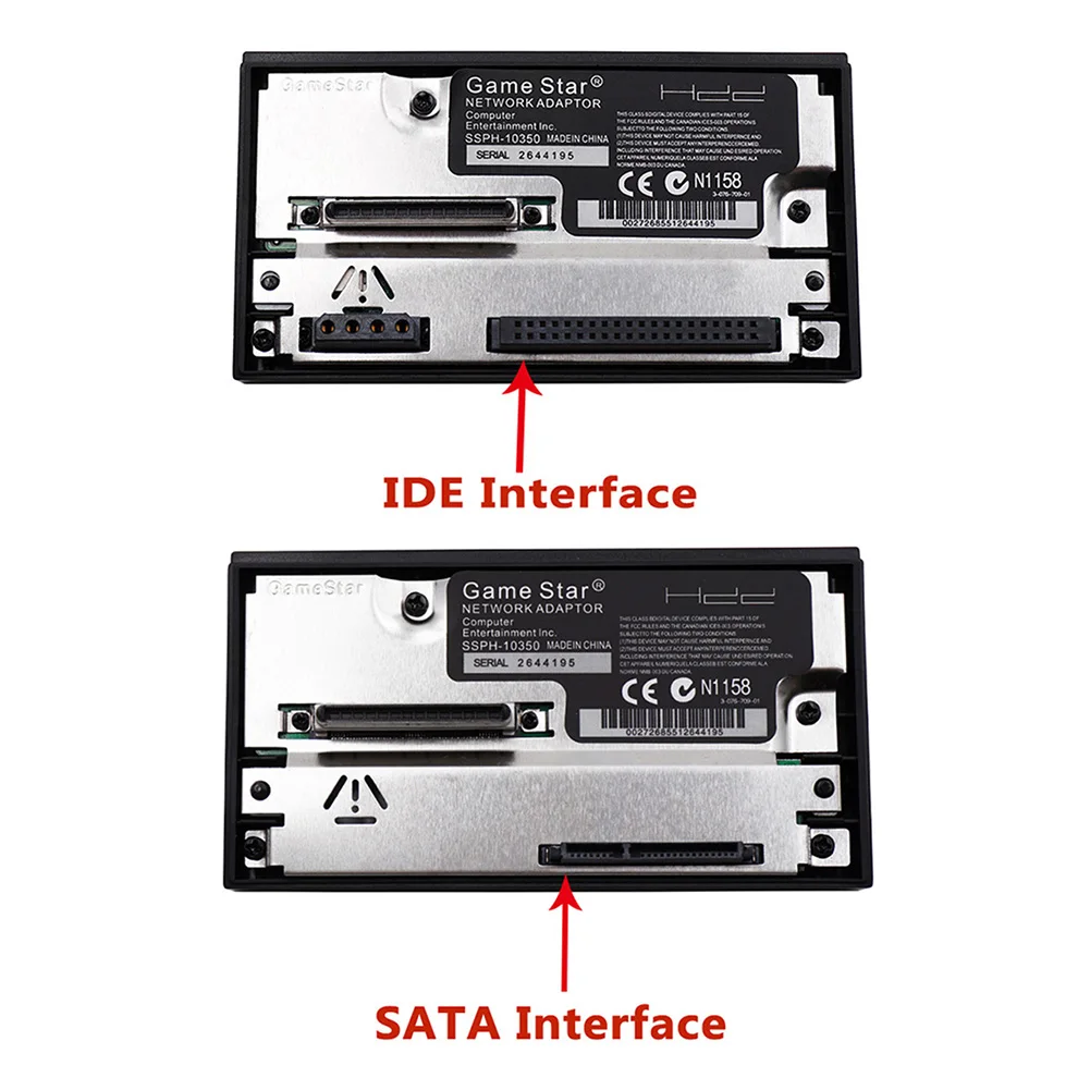 Сетевая карта адаптер SATA/IDE для игровой консоли Sony Playstation 2 PS2 Fat SATA HDD Sata IDE|Запасные
