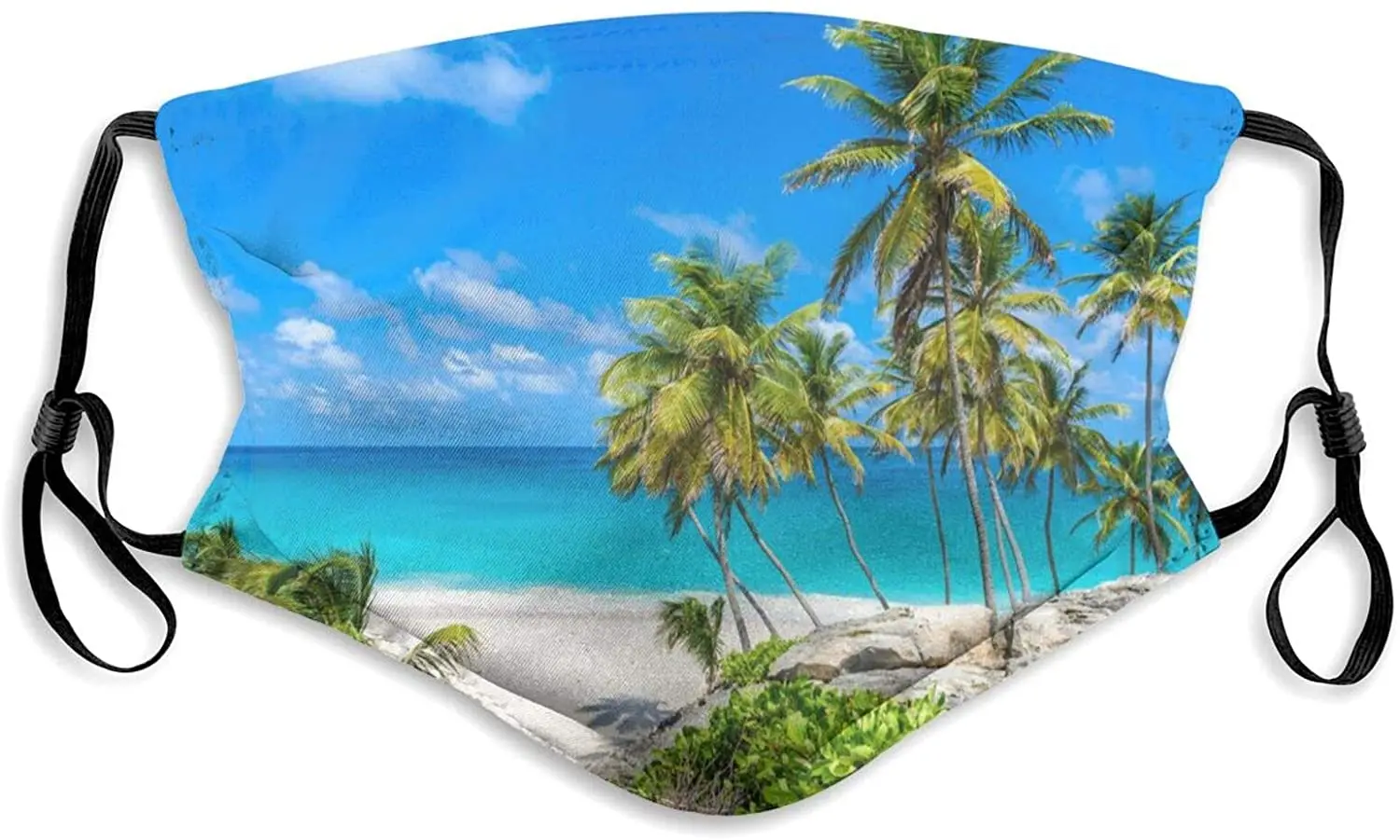 Маска пляжная мужская с американским флагом дышащая моющаяся маска для лица