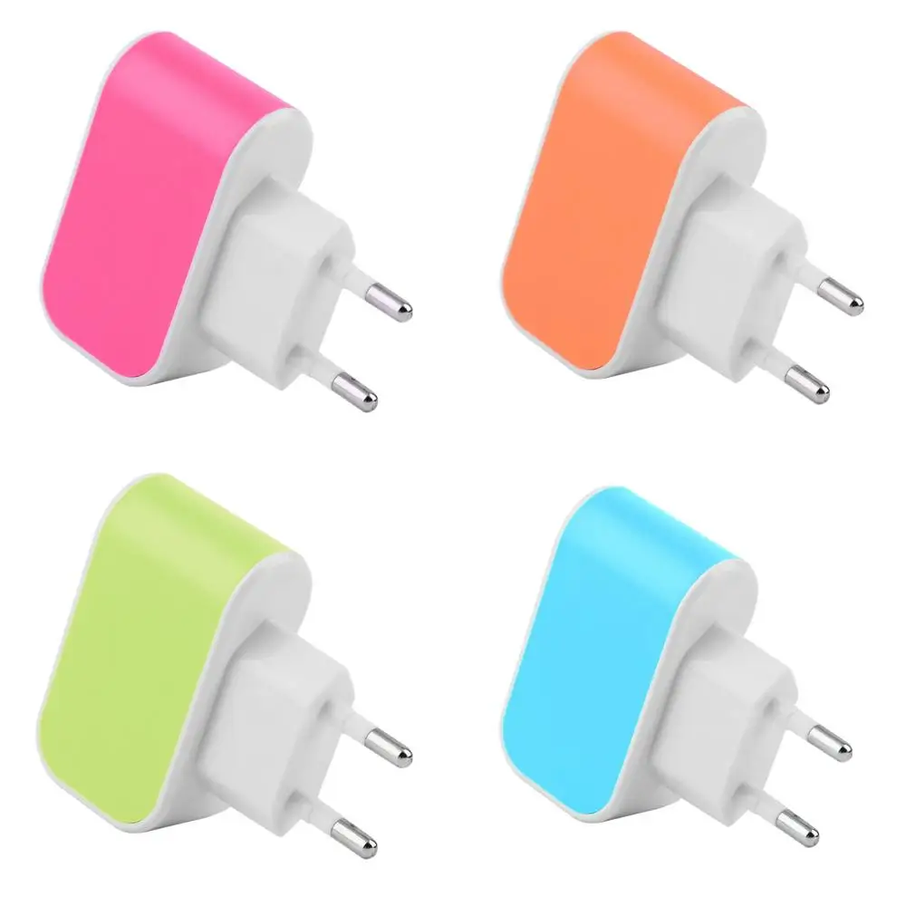

Triple USB Port Wall Home Travel AC Power Charger Adapter 3.1A EU Plug Hot Sale