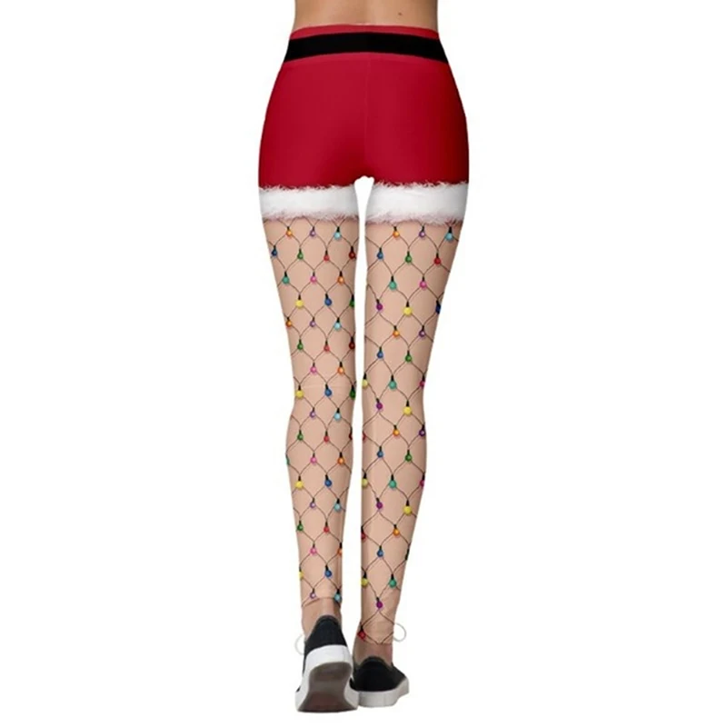 

Women Leggings Fashion 3D Digital Printing Christmas Leggings Funny Sexy Printed Elastic Christmas Skinny Leggings Gothic