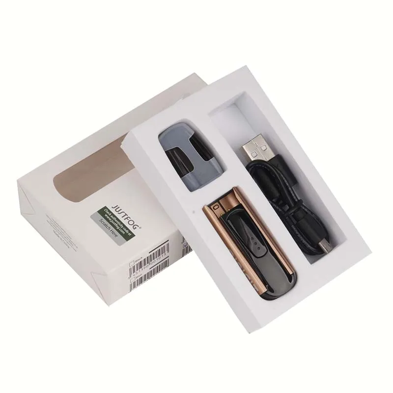 30 шт. Justfog Minifit Pod Комплект с 370 мАч батареей и 1,5 мл бак электронная сигарета Vape ручка все в одном пара кальян