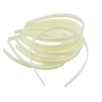 10 pieces 10mm0 4 black plastic plain flexible alice hair bands headbands