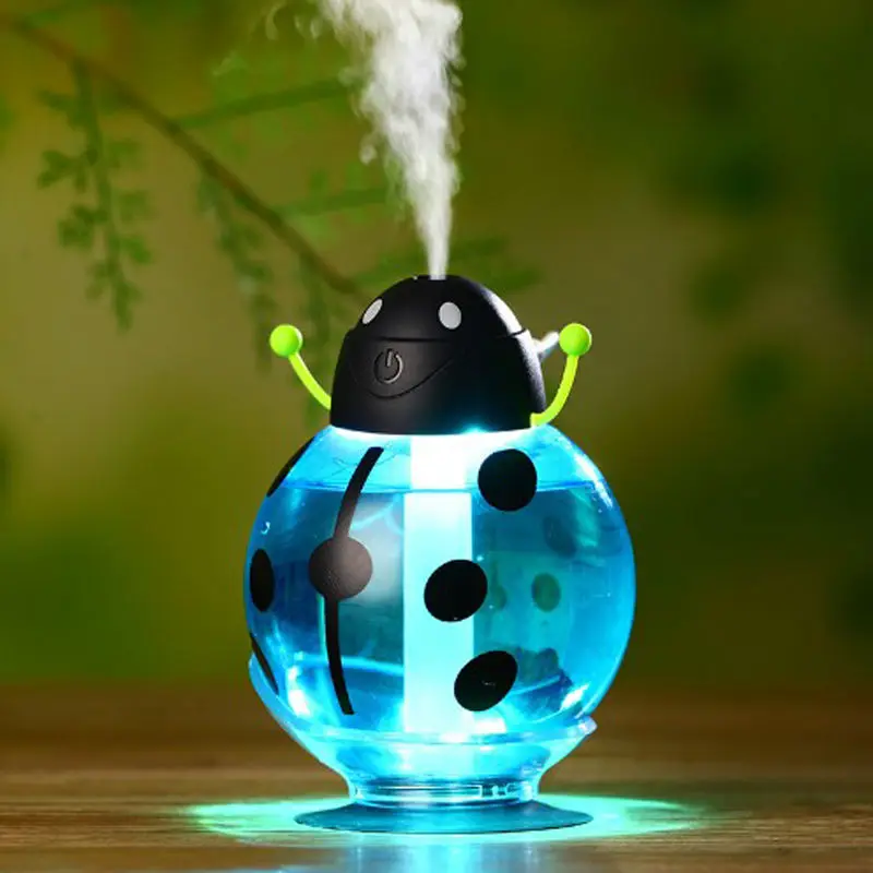Ejoai Beetle увлажнитель USB Увлажнитель Арома диффузор Ароматерапия Эфирные масла диффузор Портативный тумана 260 мл светодиодный ночник