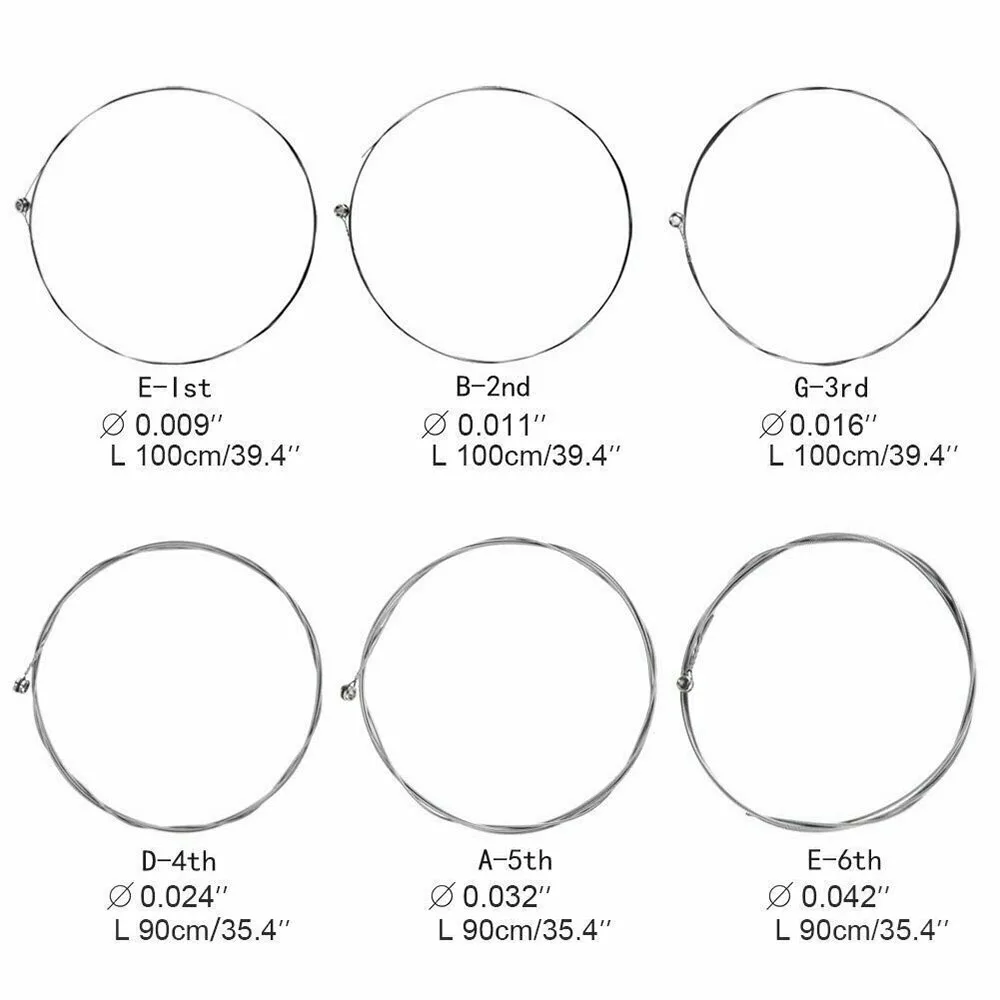 

Electric Guitar Strings Set 1-6 Strings Steel Wire Guitar Replacement Accessories guitar string guitar accessories guitar parts