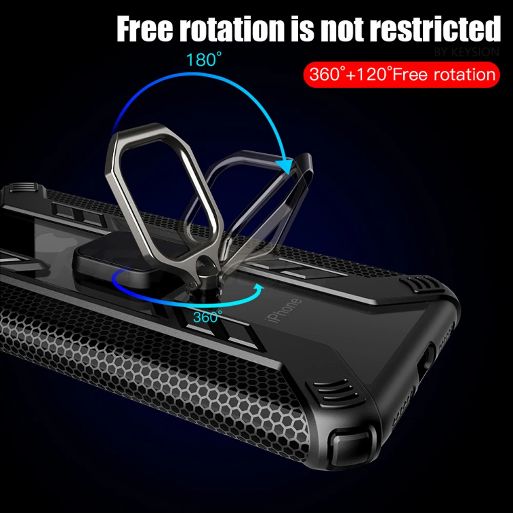 Автомобильный магнитный держатель чехол для iPhone 11 Pro Max X XS XR 8 7 Plus 360 подставка