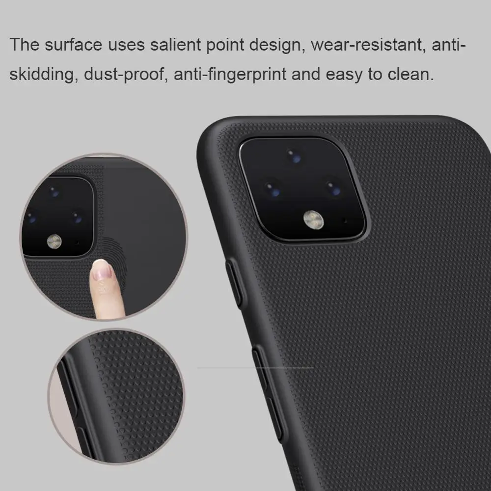Чехол Nillkin для Google Pixel4 Pixel 4 XL Матовый Жесткий чехол из поликарбоната матовый