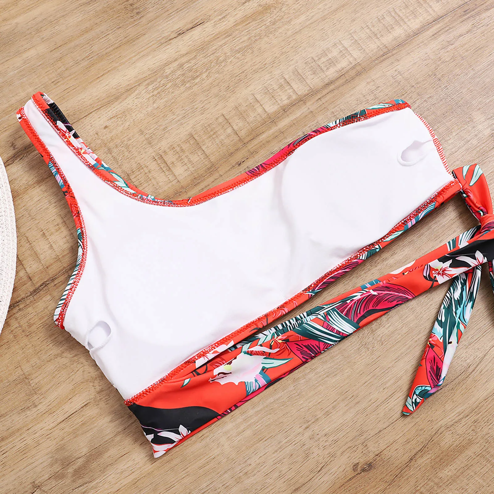 

bikini 2021 Women's Plus Size Swimsuits Control High Waisted Bandage Suit Two Piece Tankini bathing suit women swimwear women#6